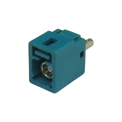 Single Port FAKRA Z Type Connector WaterBlue Color Voor Automotive