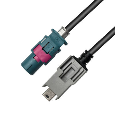 HSD (Z-code) naar Mini B USB-kabel voor Ethernet-connectiviteit in de automobielindustrie